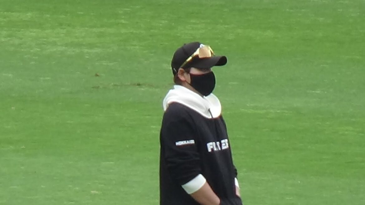 阪神VS日本ハム 両チーム試合前ノック 2024.05.30