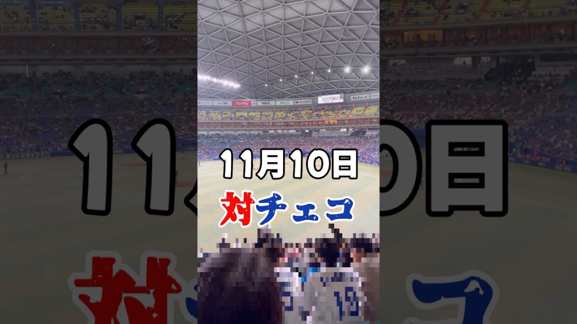 【侍ジャパン】バンテリンドームでの清水達也投手への歓声が本拠地すぎたwww
