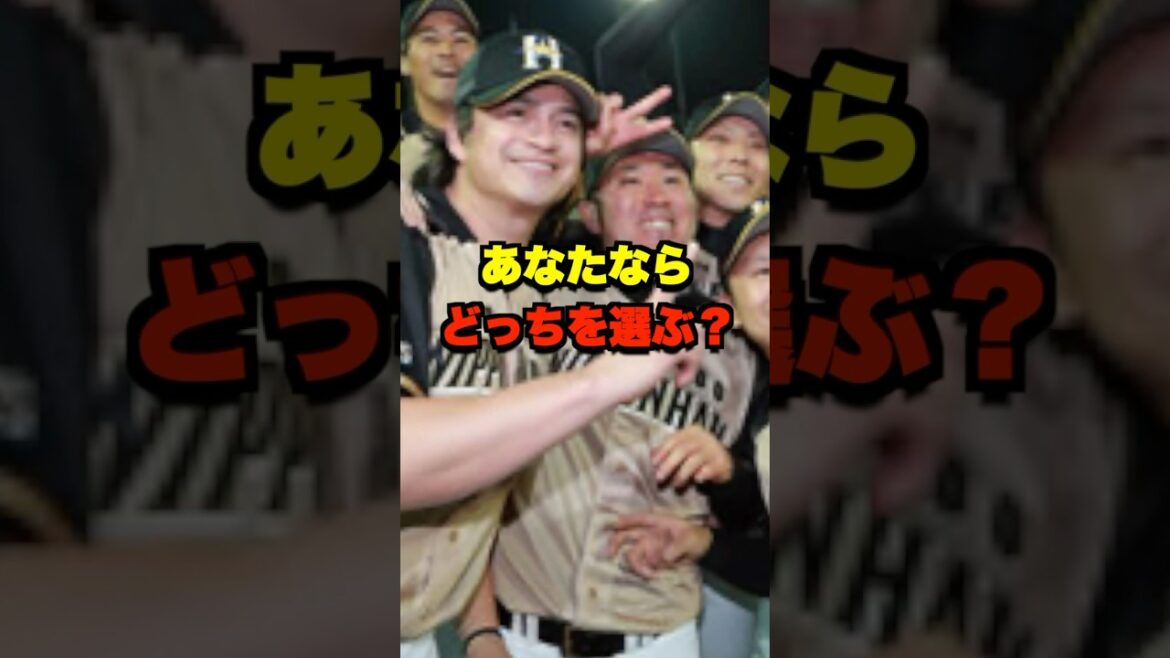 あなたならどっちを選ぶ? #野球 #プロ野球 #野球ネタ #日本ハムファイターズ あなたならどっちを選ぶ? #野球 #プロ野球 #野球ネタ #日本ハムファイターズ
