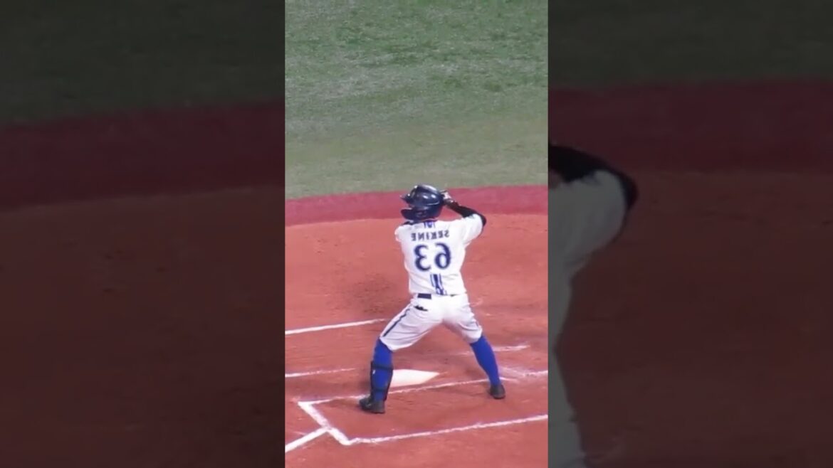 左右反転 関根大気が右打者だったら（横浜DeNAベイスターズ 対 阪神タイガース2023年9月29日）