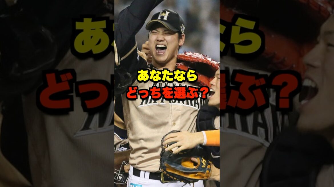あなたならどっちを選ぶ？ #野球 #プロ野球 #野球ネタ #日本ハムファイターズ