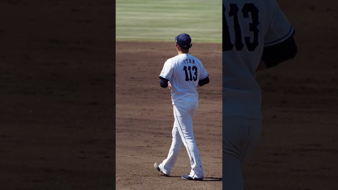 2023.07.29 埼玉西武-東北楽天(カーミニーク) 伊藤翔 投球シーン