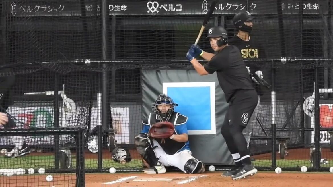【お蔵入りだったはずの動画】巨人,ウレーニャさんが一軍昇格ということで昨日のバッティング練習
