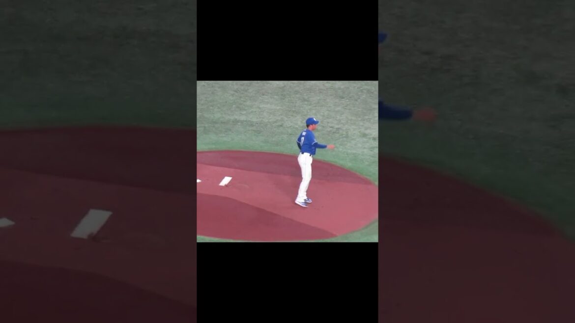 【ドラゴンズ】柳裕也の投球フォーム2024年4月25日 読売ジャイアンツ 対 中日ドラゴンズ