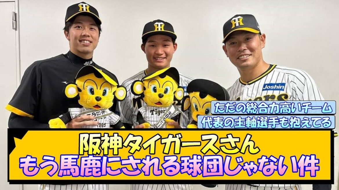 阪神タイガースさん、もう馬鹿にされる球団じゃない件【なんJ/2ch/5ch/ネット 反応 まとめ/阪神タイガース/藤川球児】