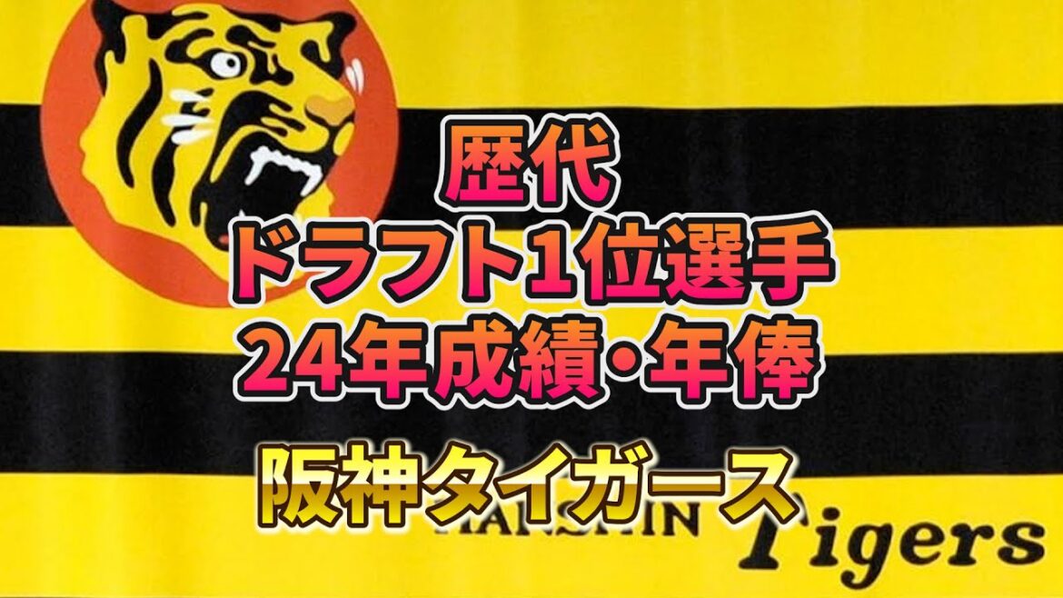 歴代ドラフト1位選手 24年成績 年俸【阪神タイガース】#阪神タイガース #npb #野球 #契約更改 #阪神 #ドラフト