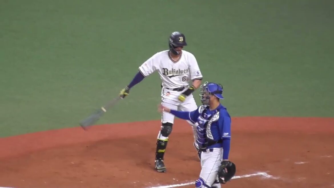 ウンベルト・メヒア vs 宗 佑磨  強烈な当たり前田のショート正面　#オリックスバファローズ #中日ドラゴンズ
