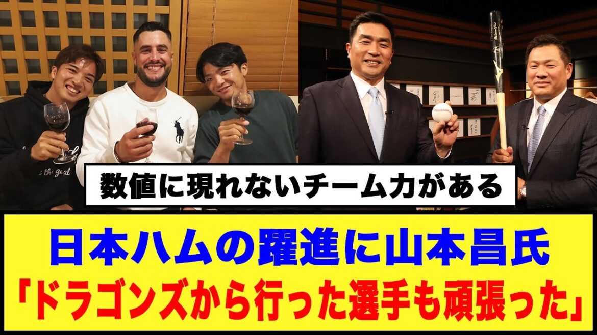 日本ハムの躍進に山本昌氏「ドラゴンズから行った選手も頑張った」#日本ハムファイターズ #郡司裕也 #山本昌 #新庄監督 日本ハムの躍進に山本昌氏「ドラゴンズから行った選手も頑張った」#日本ハムファイターズ #郡司裕也 #山本昌 #新庄監督