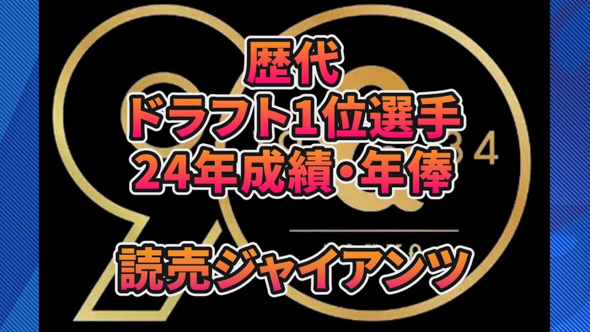歴代ドラフト1位選手 24年成績 年俸【読売ジャイアンツ】#読売ジャイアンツ #npb #野球 #契約更改 #ドラフト1位 #プロ野球 歴代ドラフト1位選手 24年成績 年俸【読売ジャイアンツ】#読売ジャイアンツ #npb #野球 #契約更改 #ドラフト1位 #プロ野球