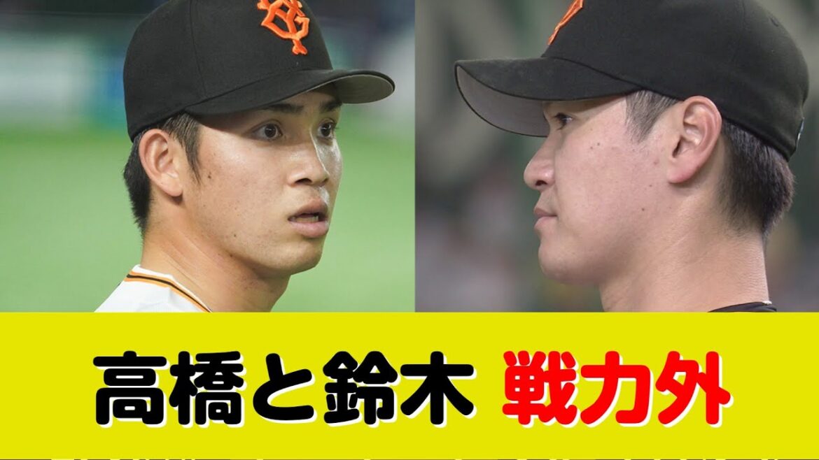 巨人・高橋優貴と鈴木康平が戦力外