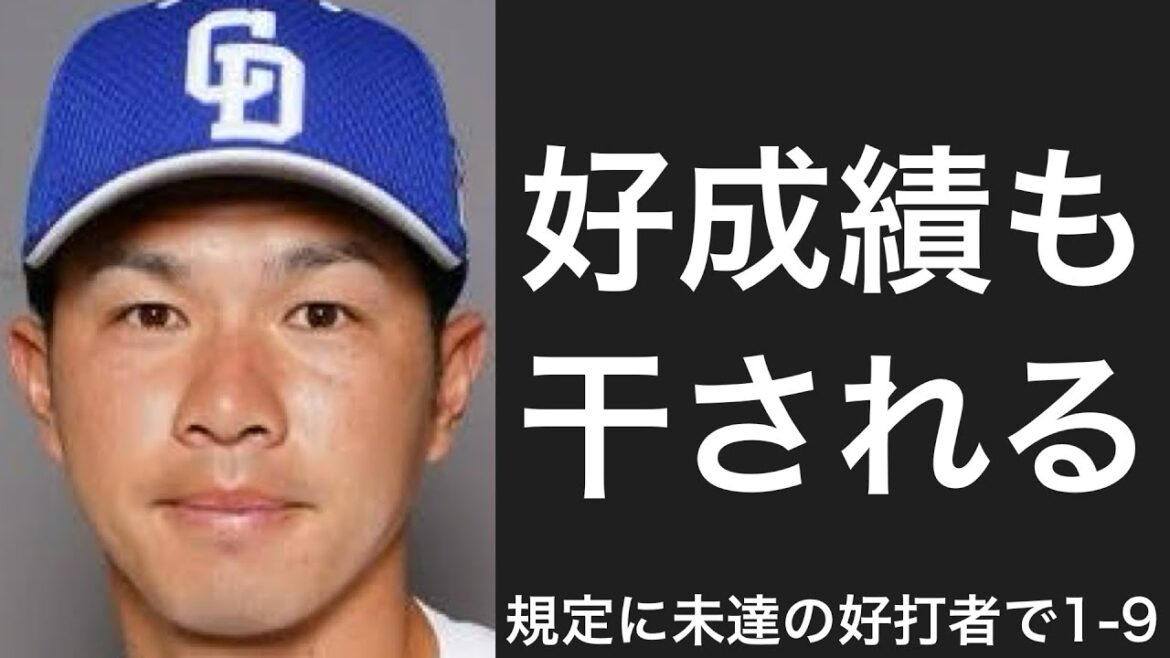 規定未達ながら好成績を残した選手で1-9