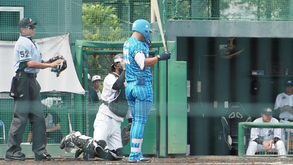 2023.08.19 千葉ロッテ-埼玉西武(ロッテ浦和) 牧野翔矢 打席シーン