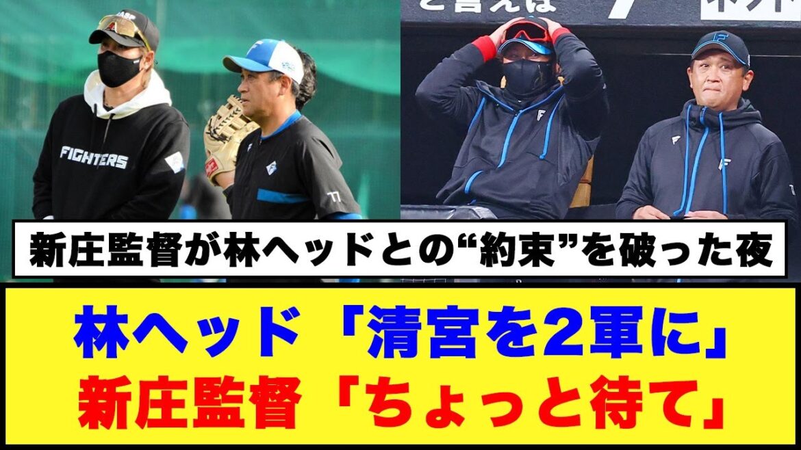 林ヘッド「清宮を2軍に」新庄監督「ちょっと待て」#日本ハムファイターズ #新庄監督 #林孝哉 #清宮幸太郎