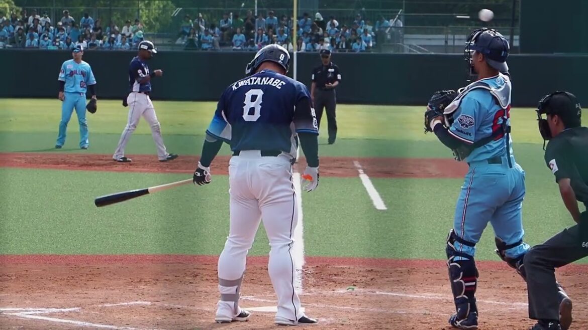 2024.05.25 東京ヤクルト-埼玉西武(ヤクルト戸田) 渡部健人 打席シーン