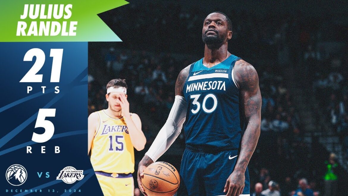 Julius Randle Tallies 21 Points Vs. Lakers | 12.13.24
