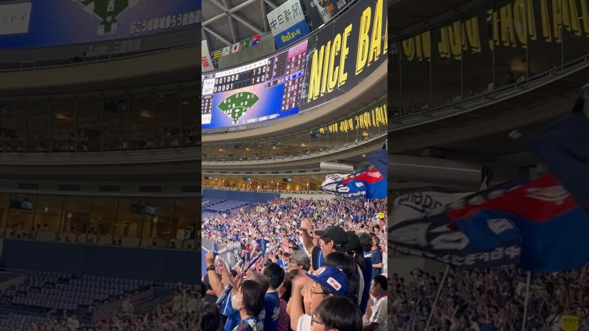 中日アンダ〜アンダ〜❤️‍🔥カリステ✨ヒット💫 2024.7.14阪神戦 延長10回2-6負け💦ナゴヤドーム📣サンデー松葉 #阪神 #中日 #ドラゴンズ