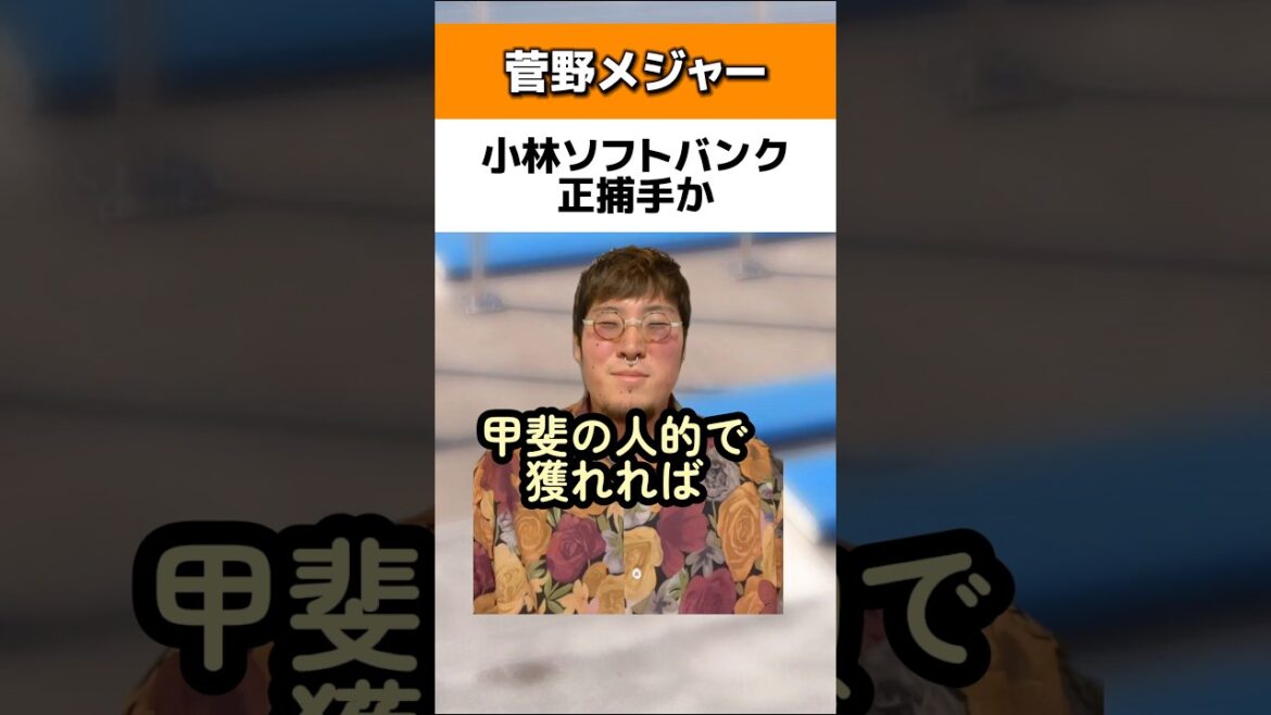 菅野メジャーで小林誠司ソフトバンク正捕手か#読売ジャイアンツ