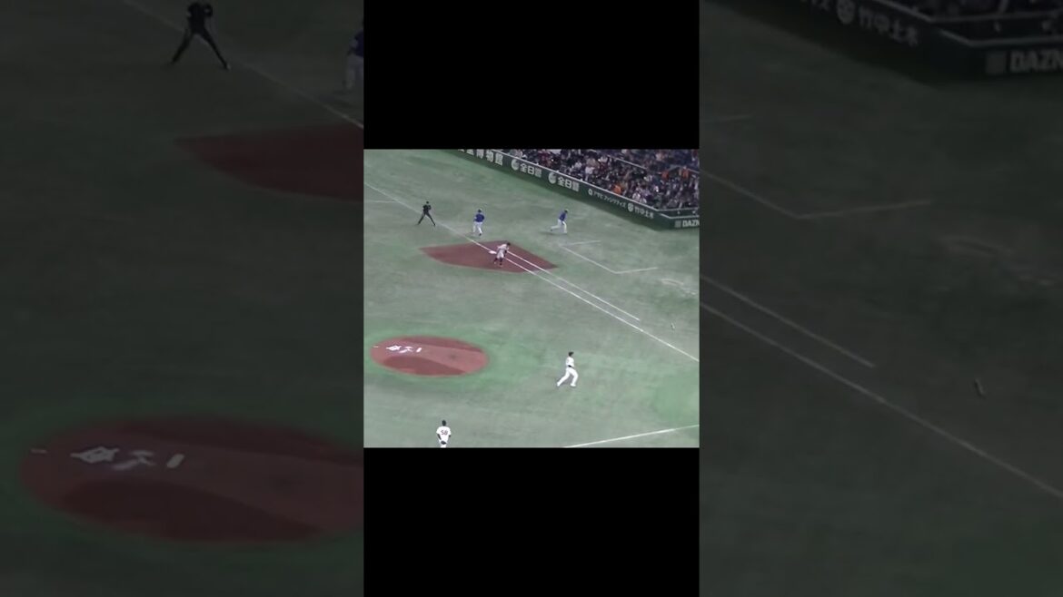 牧秀悟 ボテボテサードゴロで内野安打【 読売ジャイアンツ対 横浜DeNAベイスターズ2024年4月5日】