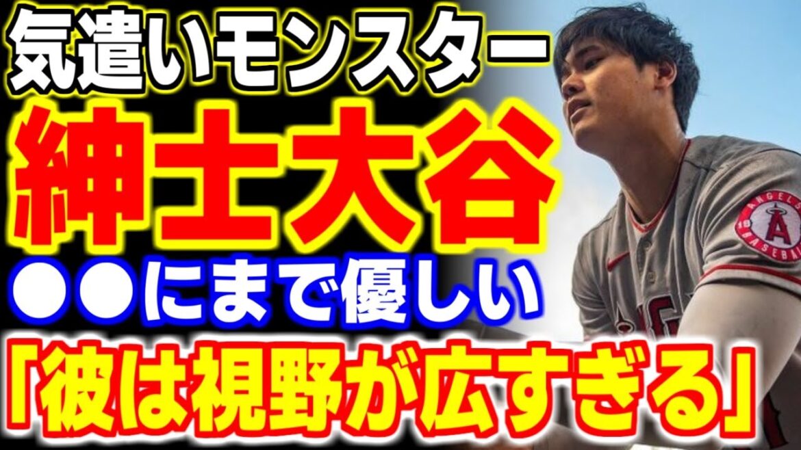 大谷翔平が試合中に見せた●●に世界中から拍手喝采！「オオタニは謙虚で愛らしいスーパースターだ！！」【海外の反応/メジャーリーグ/MLB】