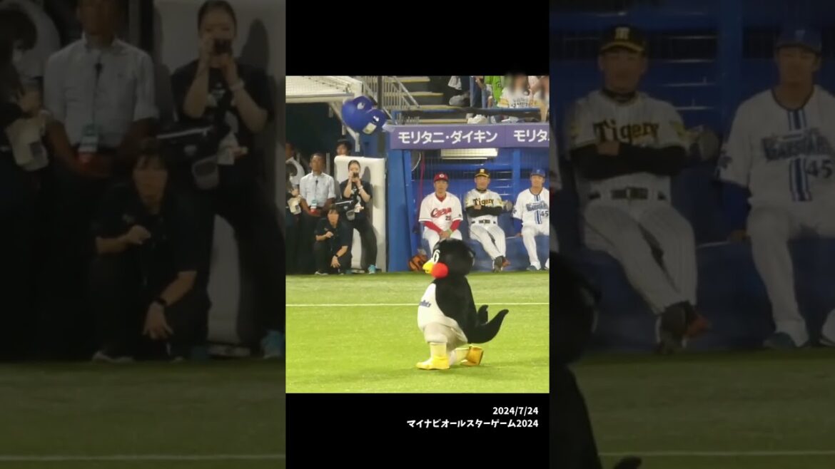 24/7/24 栗林良吏も残念そうなつば九郎の空中くるりんぱ