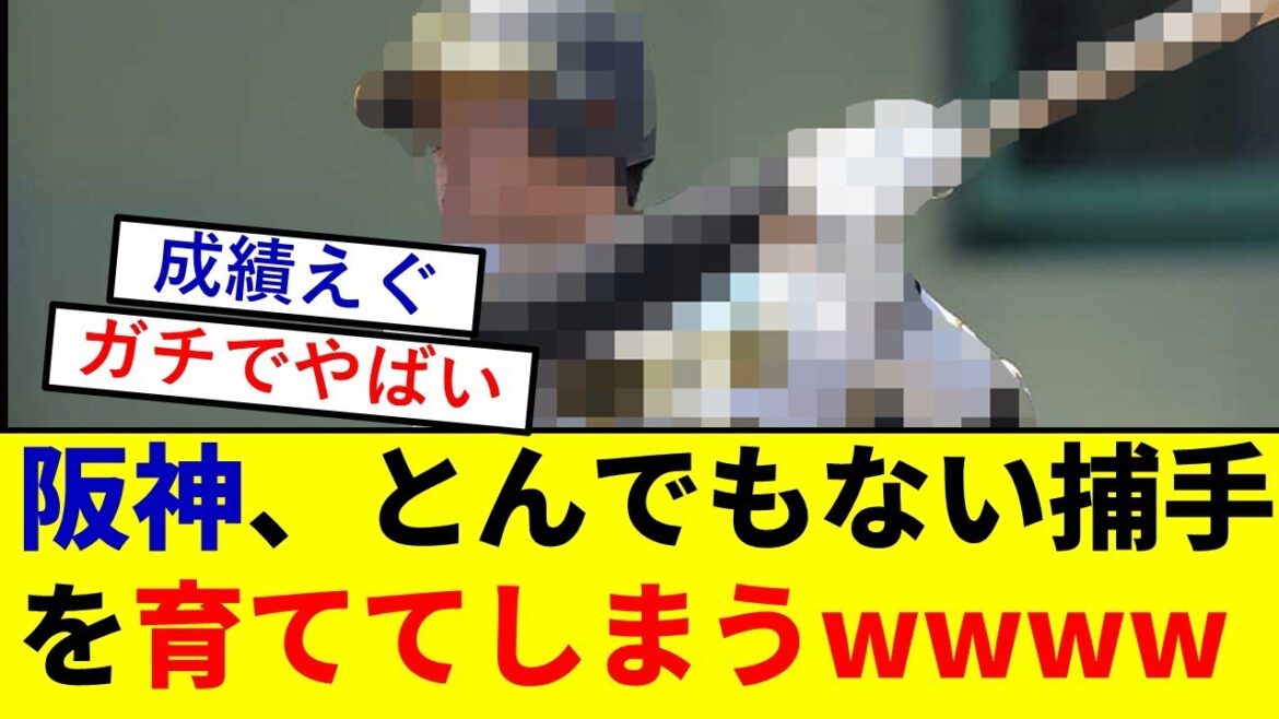 【驚愕】阪神タイガースさん、ガチでとんでもない捕手を育ててしまうwwwwwwww