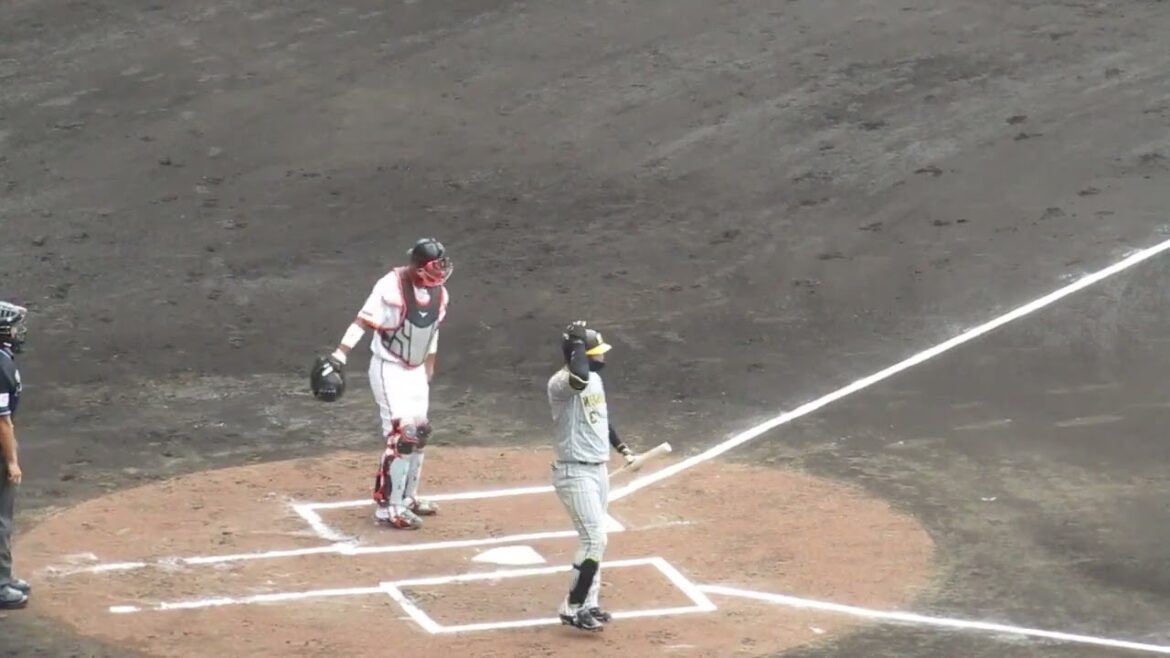 左右反転 大山悠輔が左打者だったら（巨人阪神オープン戦2024年2月23日）