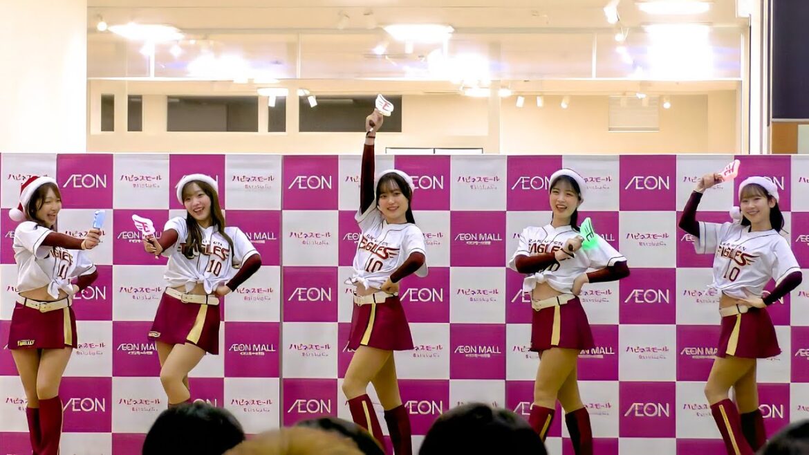 20241222　東北ゴールデンエンジェルス　パフォーマンスステージ　イオンモール石巻