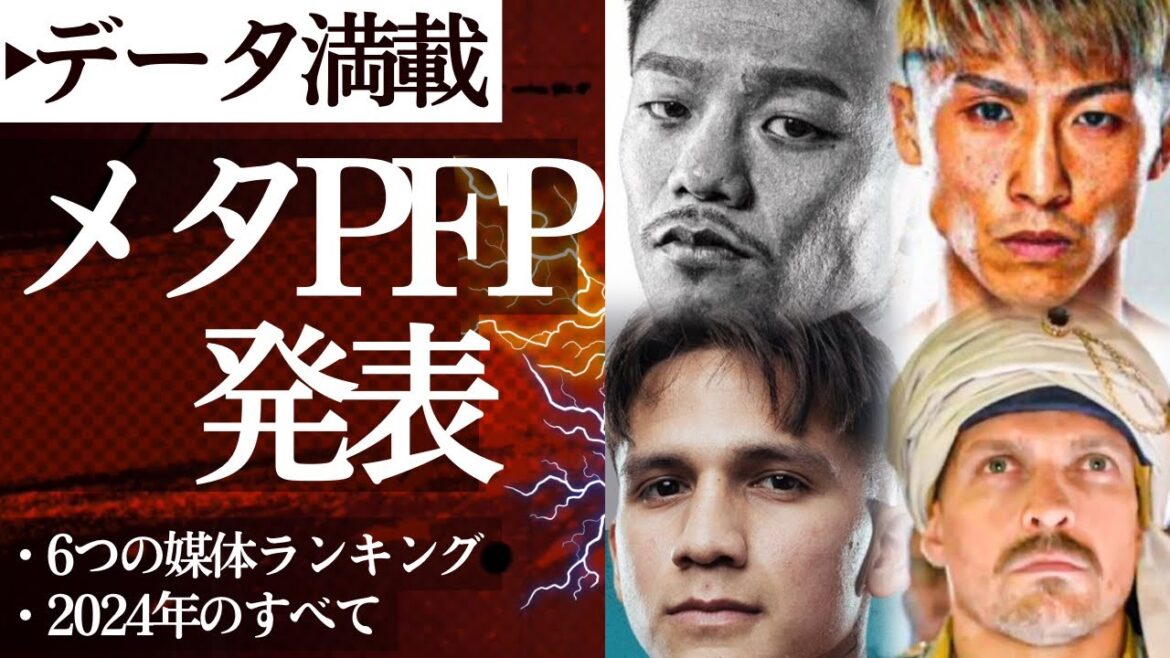 🏆メタPFPランキングTOP10発表‼️6つの媒体を総まとめした2024年パウンドフォーパウンドのまとめ!キングは井上尚弥?ウシク? 🏆メタPFPランキングTOP10発表‼️6つの媒体を総まとめした2024年パウンドフォーパウンドのまとめ!キングは井上尚弥?ウシク?