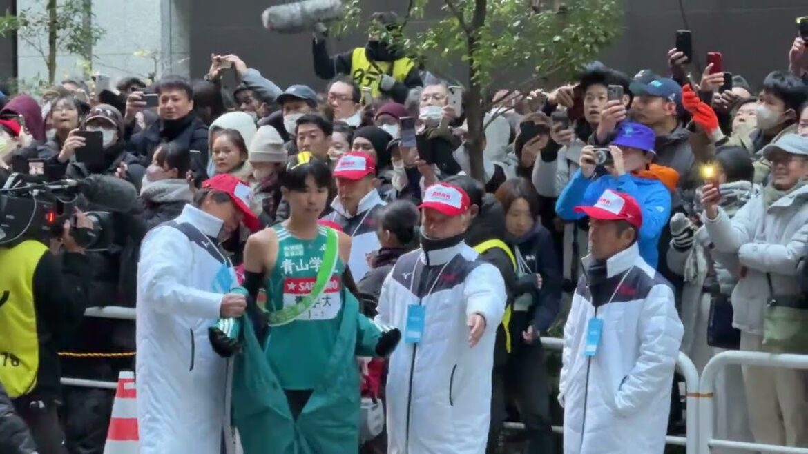 1区選手続々登場！2025 箱根駅伝 大手町スタート 夜明け前から緊張の一部始終