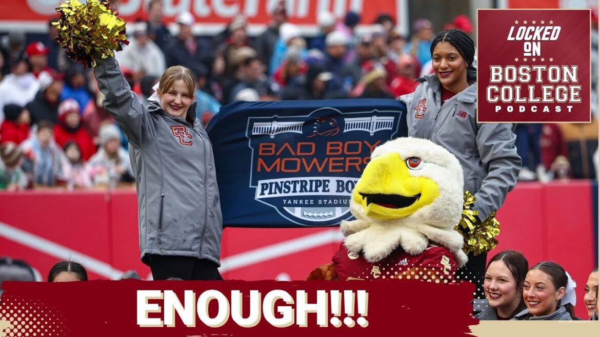 ENOUGH baseball stadium bowl games! Why I hope BC doesn't end up in NYC or Fenway in future.