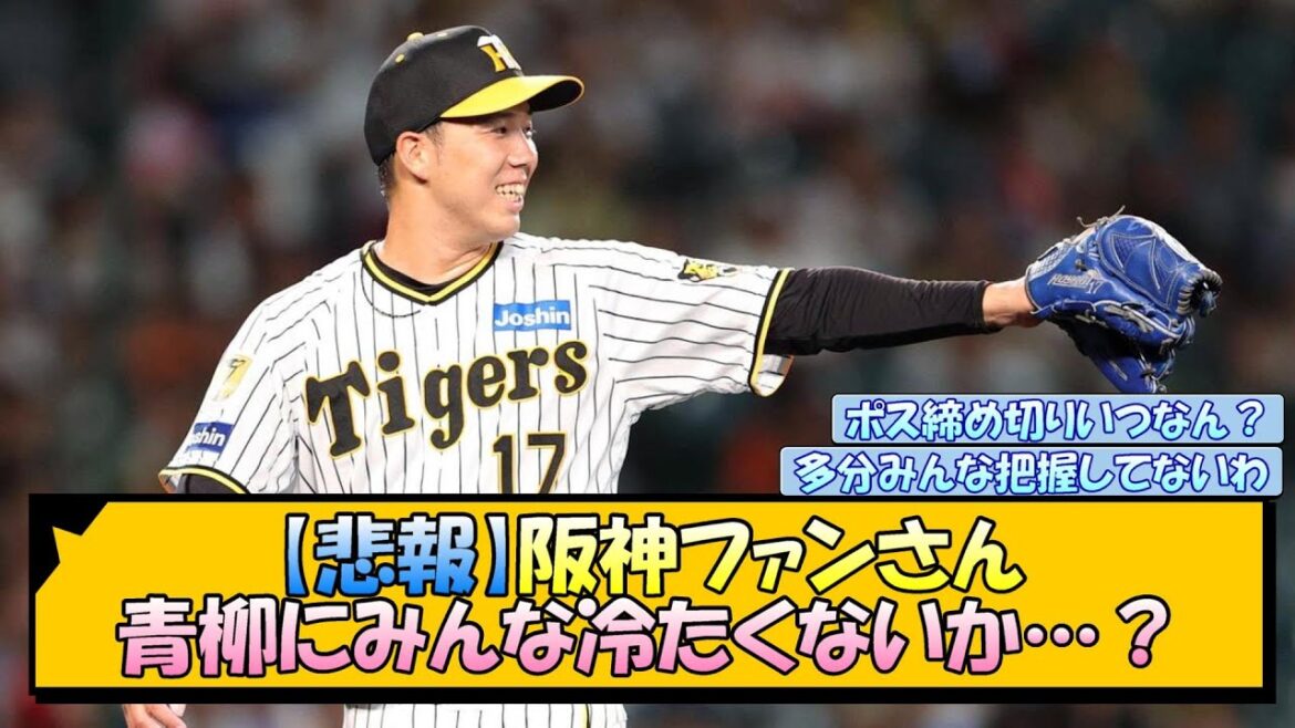 【悲報】阪神ファンさん、青柳にみんな冷たくないか…？【なんJ/2ch/5ch/ネット 反応 まとめ/阪神タイガース/藤川球児/青柳晃洋/ポスティング】