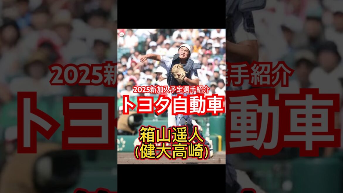 【2025トヨタ自動車新加入予定選手！！】プロ志望届提出した高校生など逸材が集結？！数年後NPB入りに期待！#高校野球 #ドラフト候補 #大学野球 #社会人野球