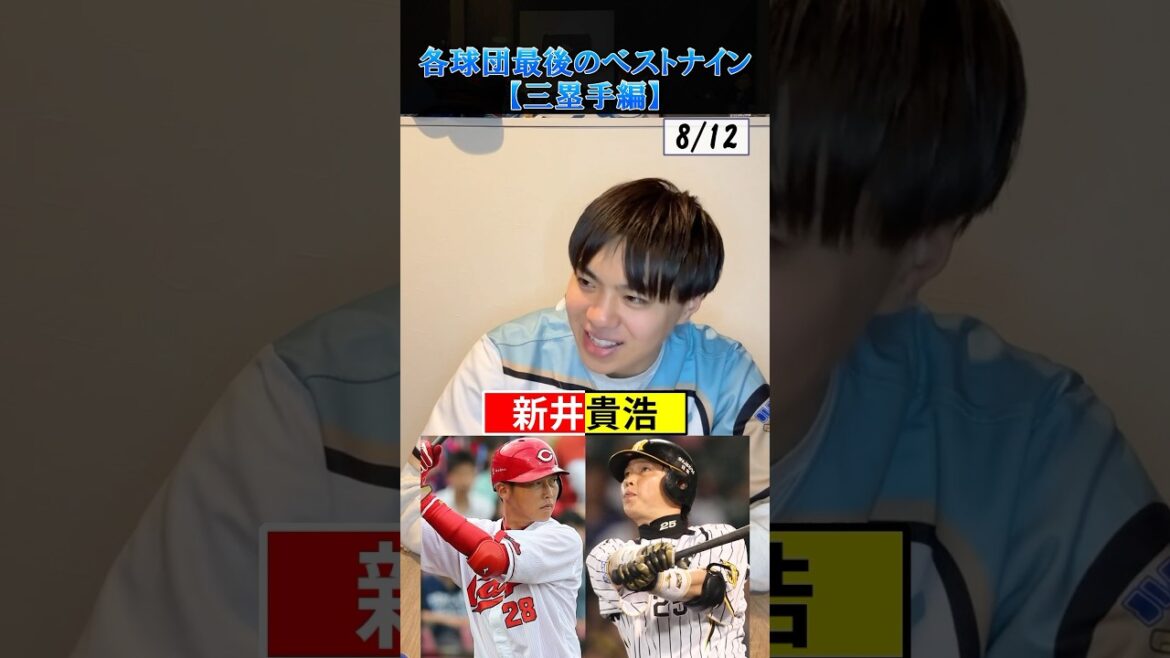 【プロ野球クイズ】各球団最後のベストナインを当てろ！ #プロ野球 #野球 #サード #新井貴浩 #阪神タイガース