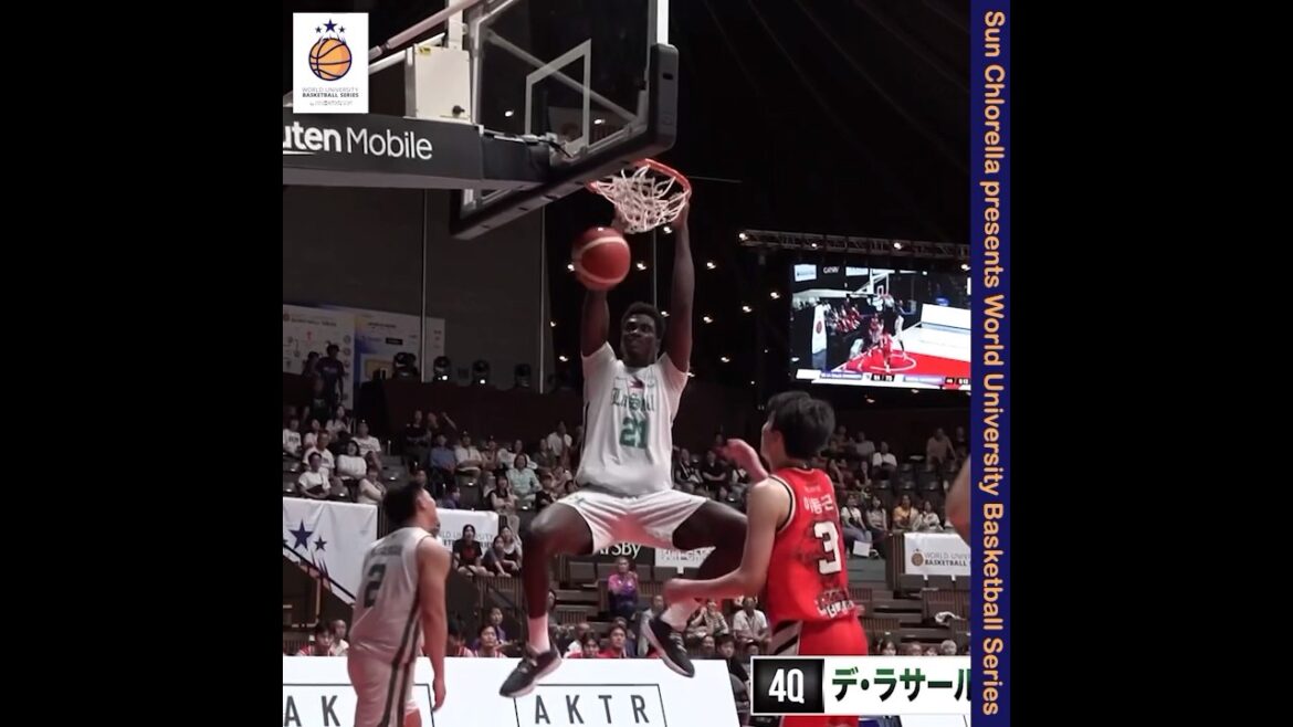 #バスケ WUBS新王者 決勝で圧巻2連続ダンク🔥フィリピン代表🇵🇭のデ・ラサール大学No.28ケビン･キンバオを起点に鮮やかなコンビネーション [WUBS2024決勝 vs高麗大学]