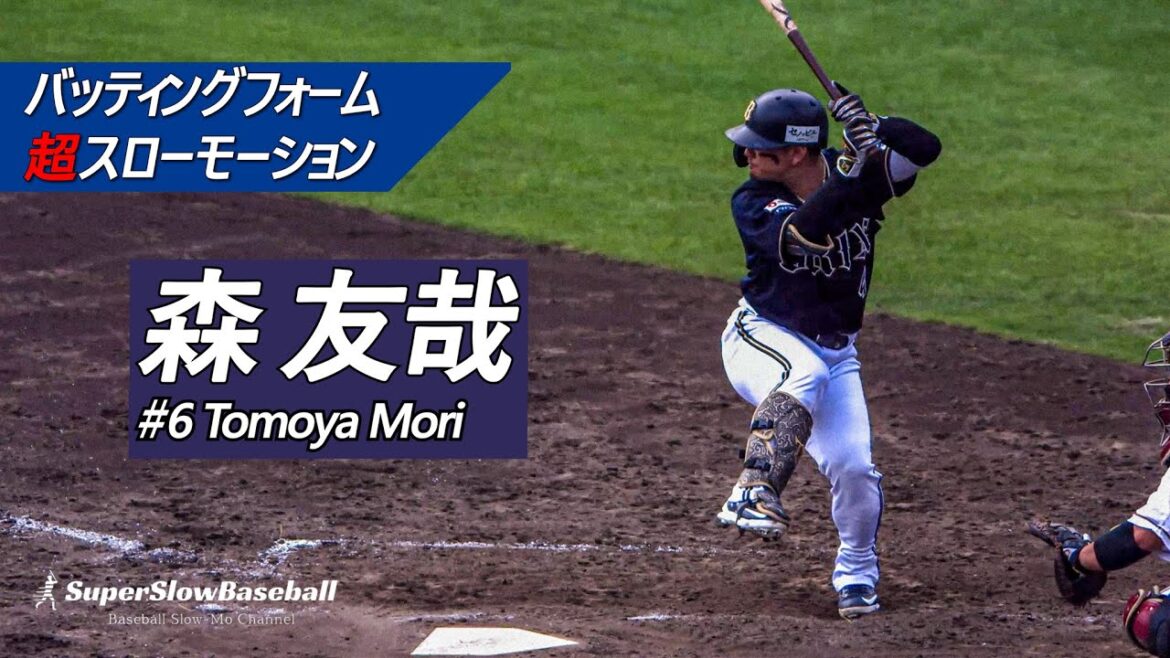 オリックス・森友哉選手【スローで見るプロのバッティングフォーム】