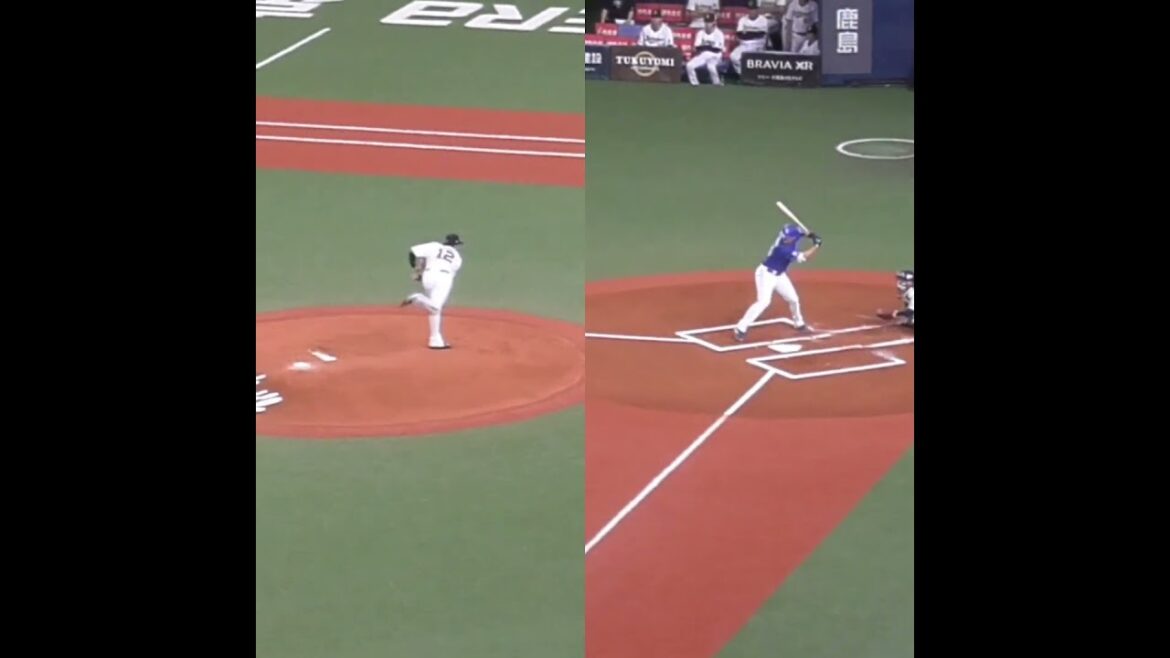 東 晃平 vs ディカーソン　二分割画面版　#オリックスバファローズ #中日ドラゴンズ #shorts