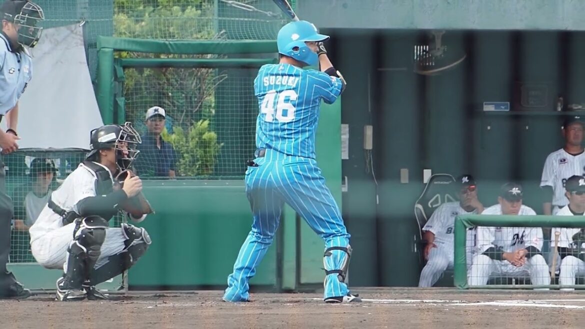 2023.08.19 千葉ロッテ-埼玉西武(ロッテ浦和) 鈴木将平 打席シーン