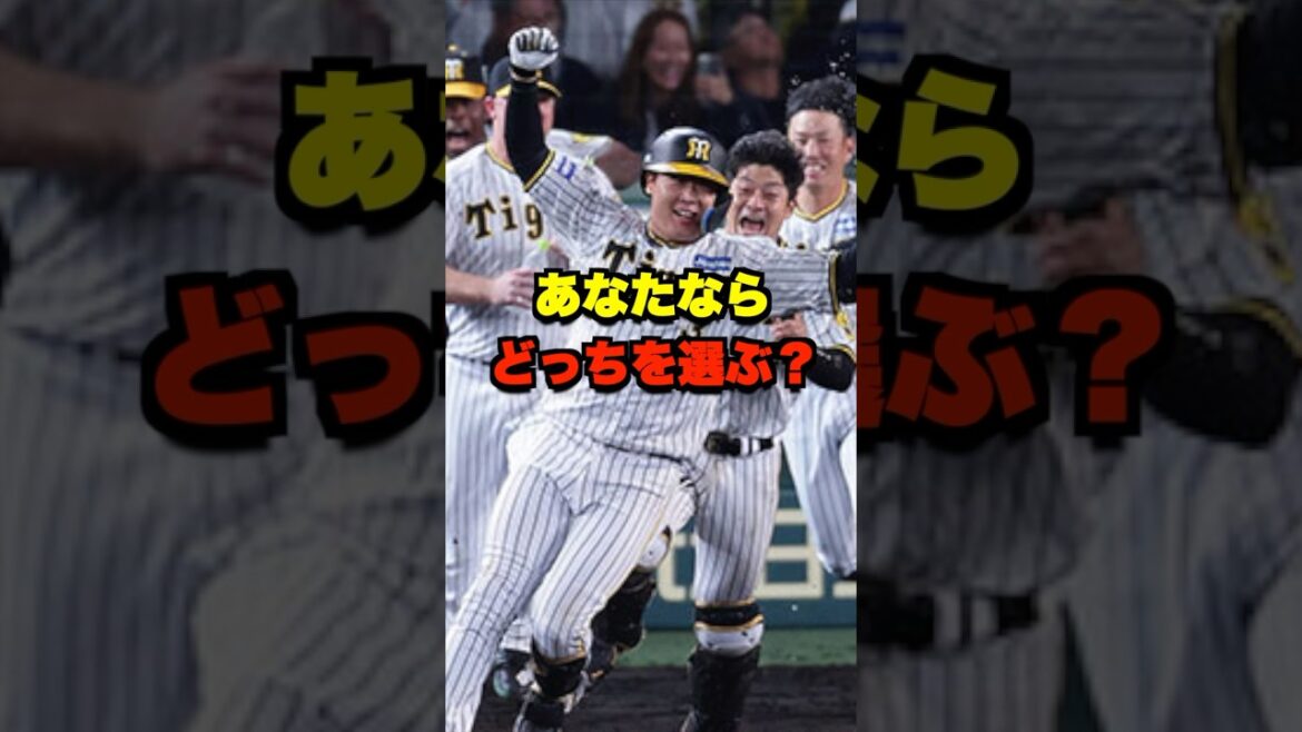 あなたならどっちを選ぶ？ #野球 #プロ野球 #野球ネタ #阪神タイガース #オリックスバファローズ
