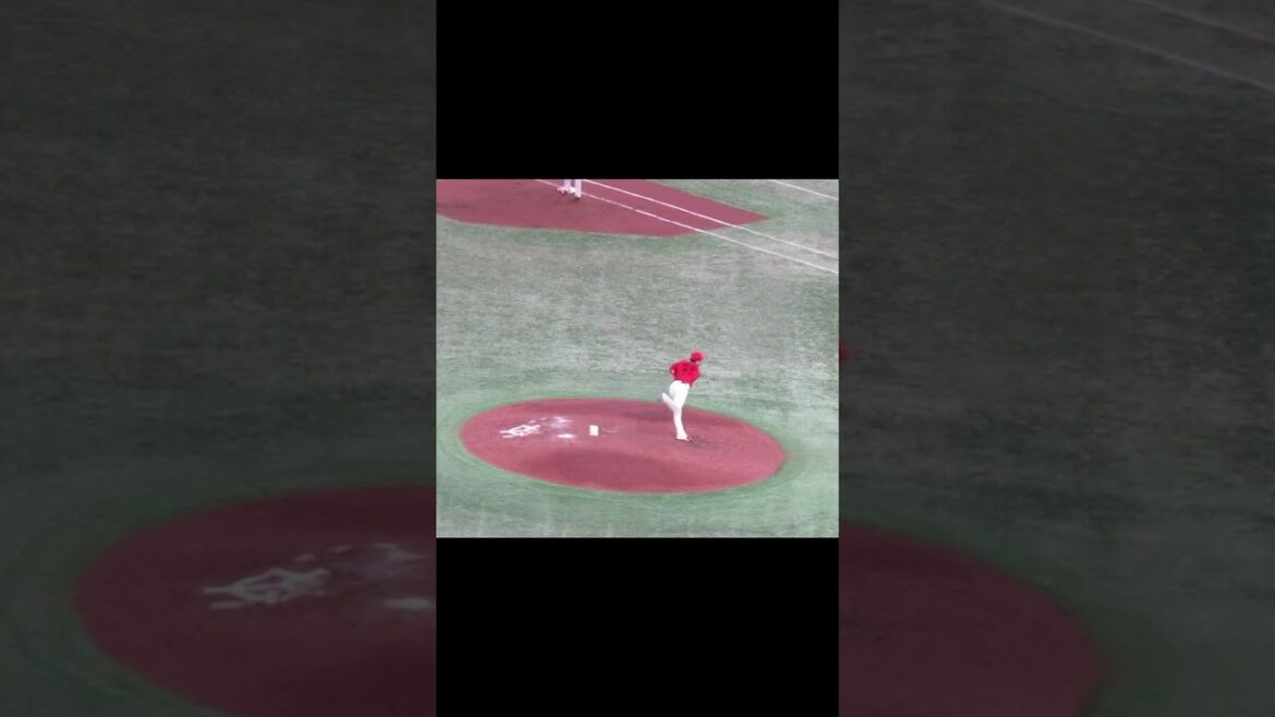 カープ島内颯太郎のピッチングフォーム＜読売ジャイアンツ 対 広島カープ 2024年4月13日＞