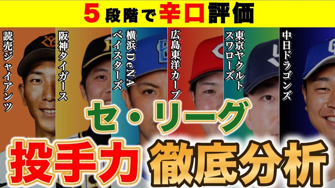 【辛口5段階評価】2025年セリーグ投手力徹底分析!【1月編】【投手力ランキング】 【辛口5段階評価】2025年セリーグ投手力徹底分析!【1月編】【投手力ランキング】