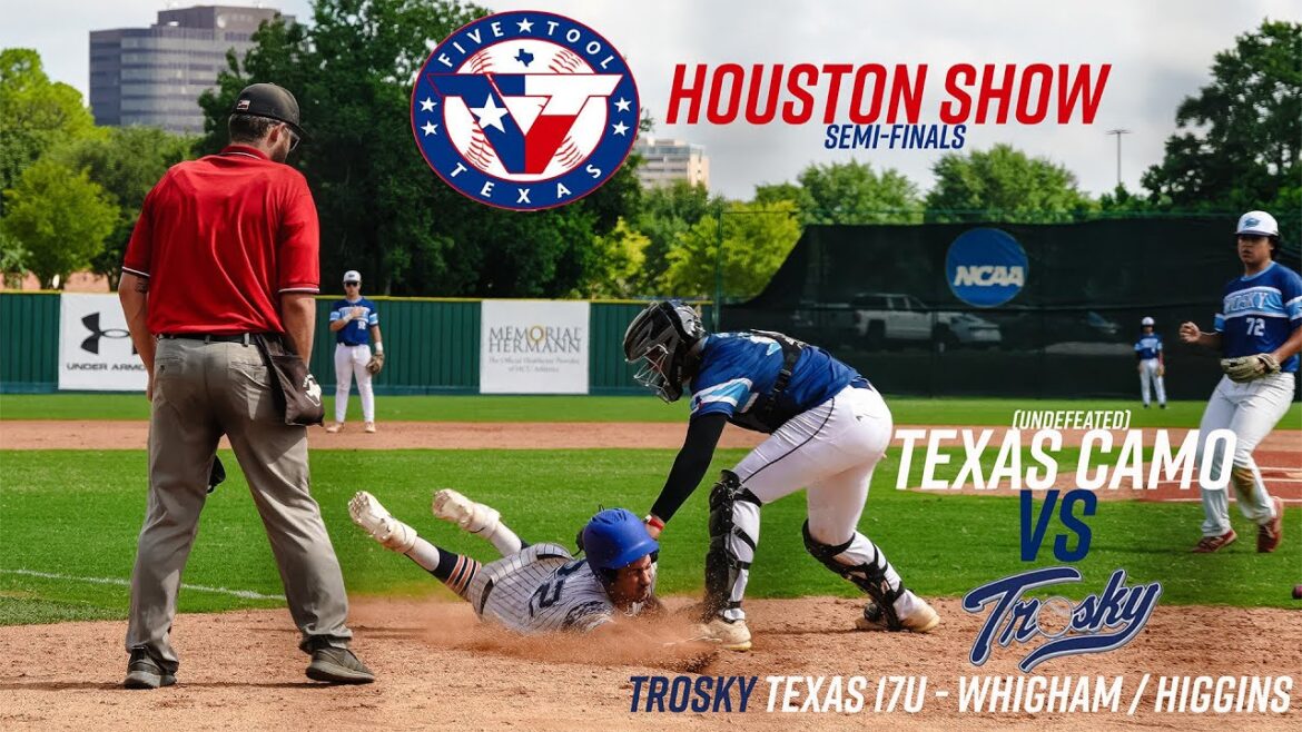 Trosky Texas 17U  Whigham /Higgins-vs-Texas Camo | 2024 Five Tool Texas Houston Show