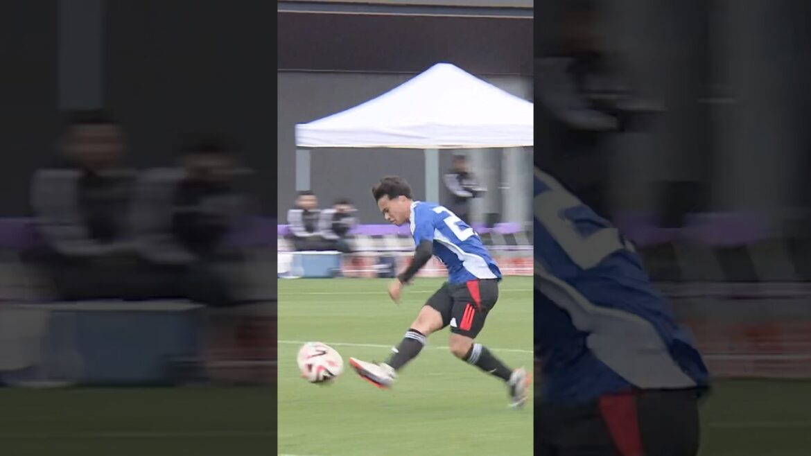 【サッカー】サウサンプトン内定！#高岡伶颯 がU19日本代表でも躍動⚽️⚡️ #shorts