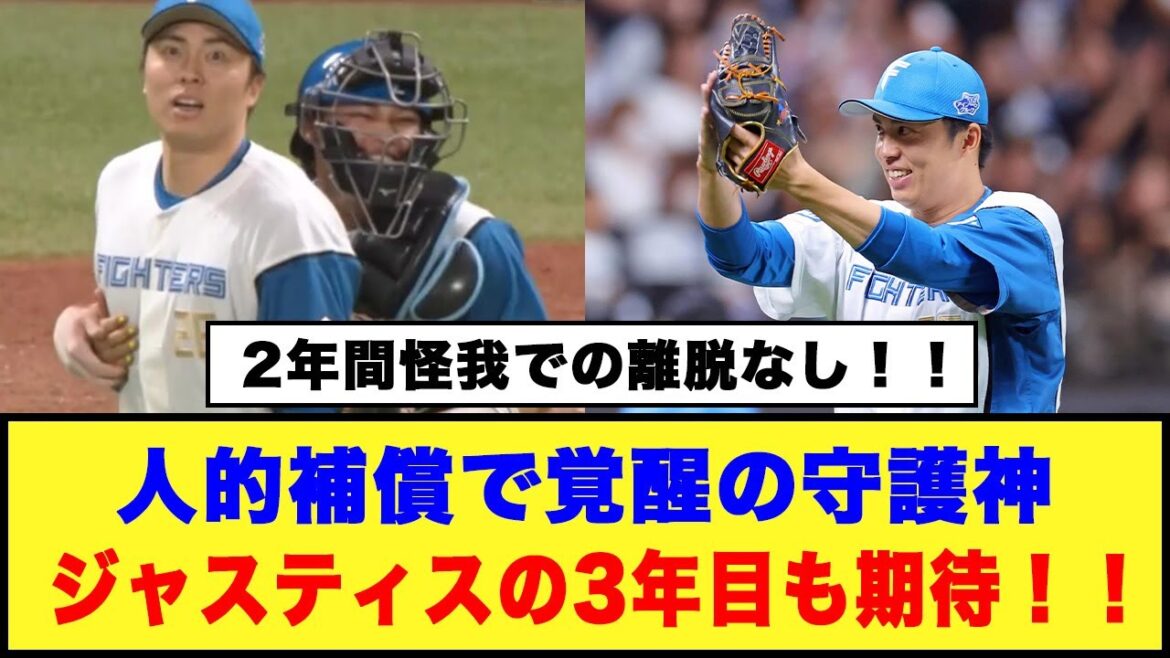 人的補償で覚醒の守護神、ジャスティスの3年目も期待！！#日本ハムファイターズ #田中正義 #ジャスティス