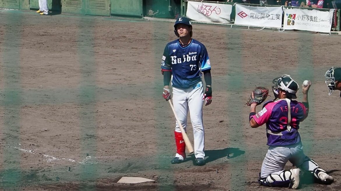 2024.05.04 BC茨城-埼玉西武(ヨシダスタジアム) 高木渉 打席シーン