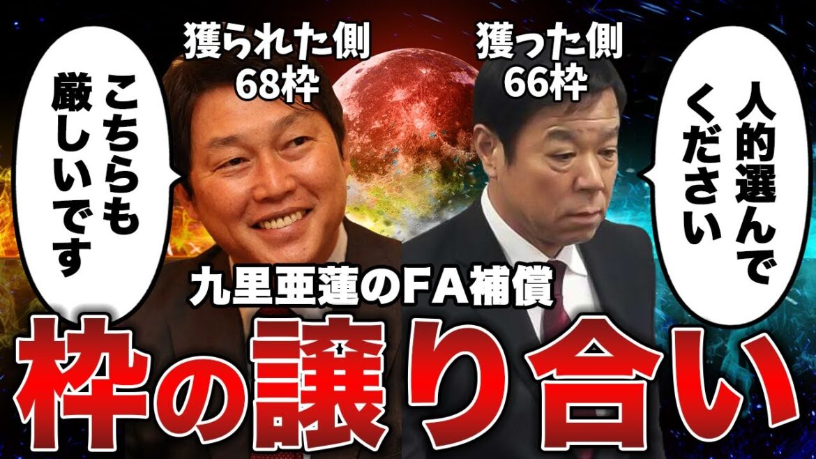 九里亜蓮のFA移籍を発端に助っ人外国人、支配下昇格にも話が広がる前代未聞の譲り合いに発展しそうな支配下枠問題を考察する