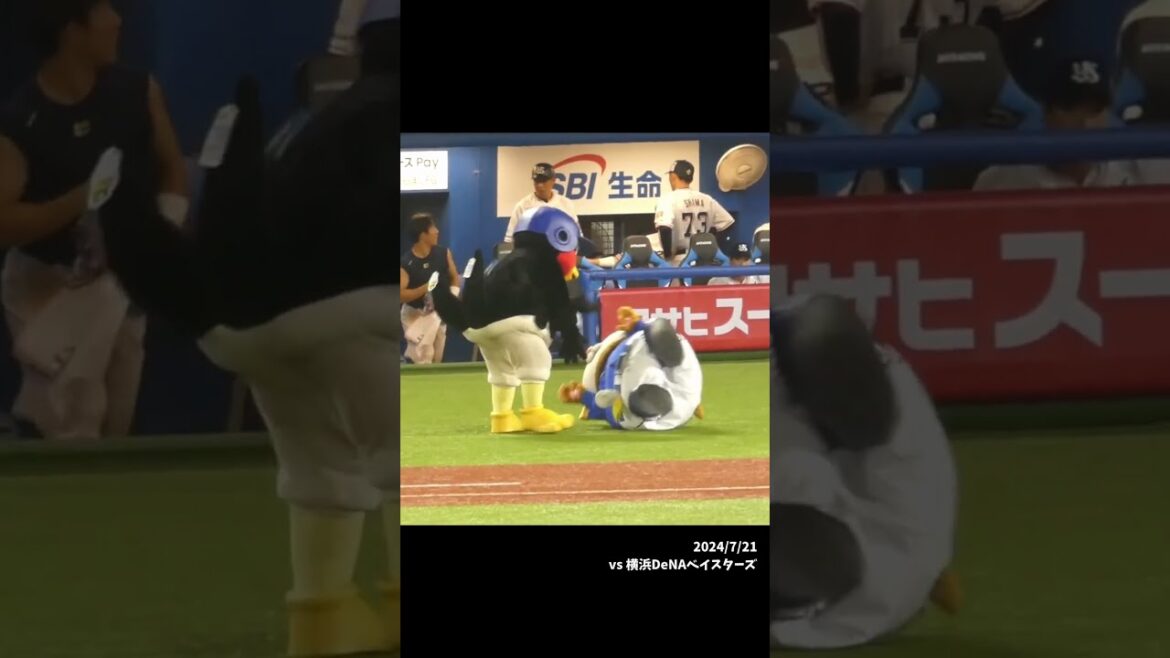 24/7/21 スターマンを転がすつば九郎 〜ベンチのえみふるを添えて〜 #Shorts