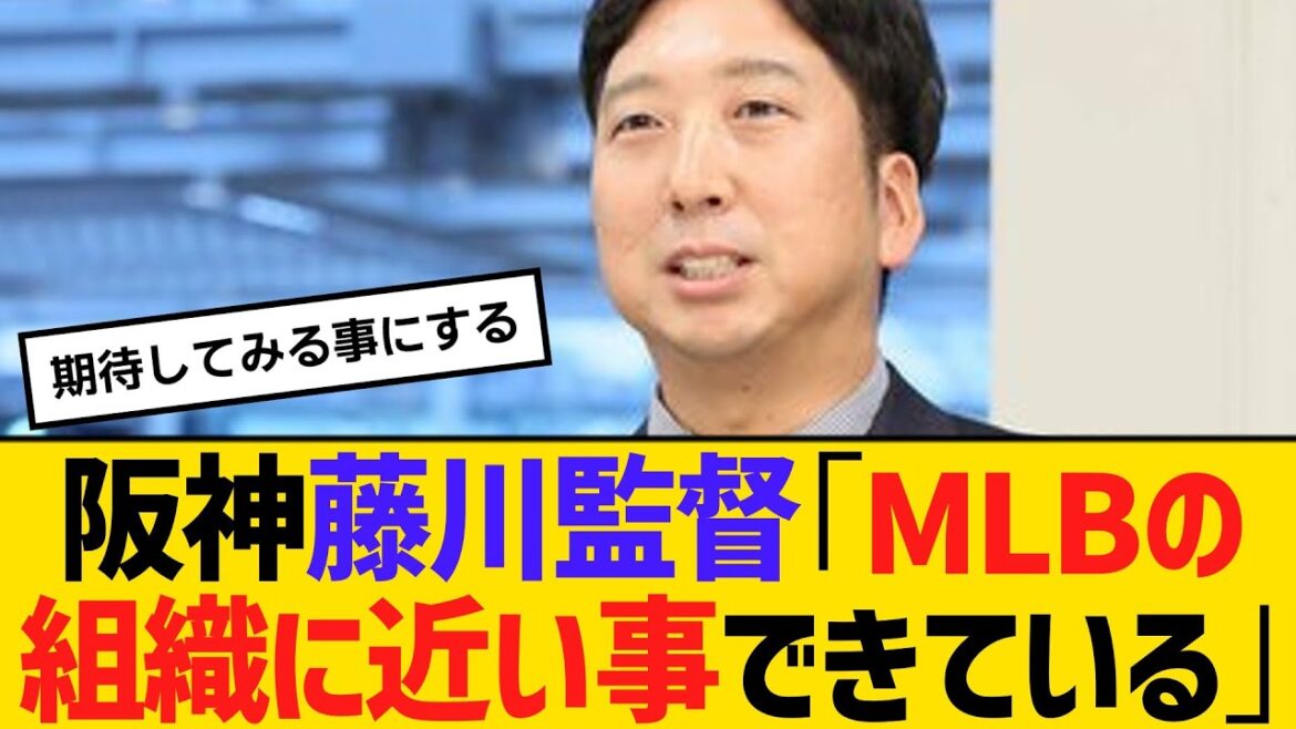 阪神・藤川監督「MLBの組織に近い事できている」戦力充実度手応え　【ネットの反応】【反応集】