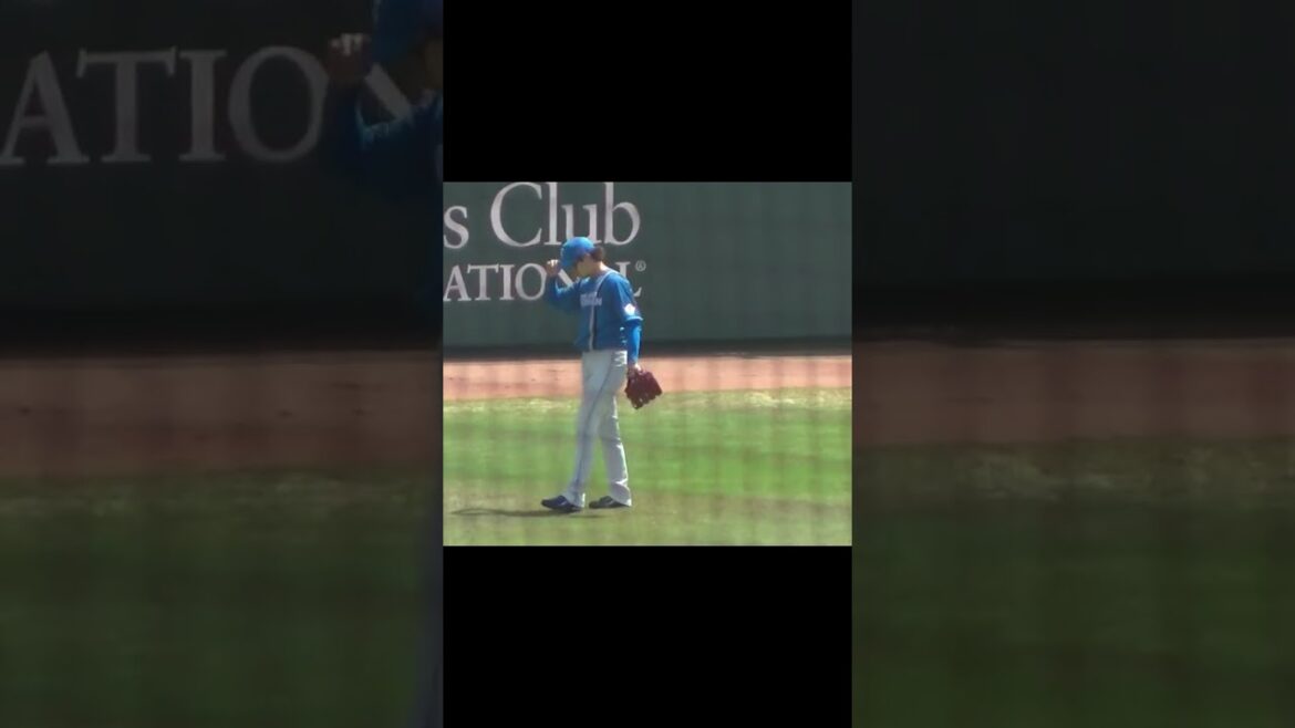 【ファイターズ】鈴木健矢 先発前にキャッチボールする姿2024年4月16日 イースタンリーグ読売ジャイアンツ 対 日本ハムファイターズ