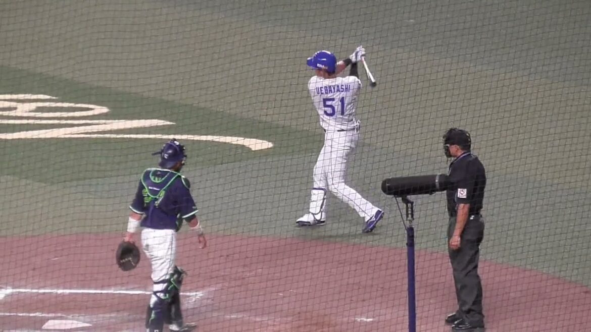 上林 誠知　送りたい、なかなか送れない…、結果　#中日ドラゴンズ