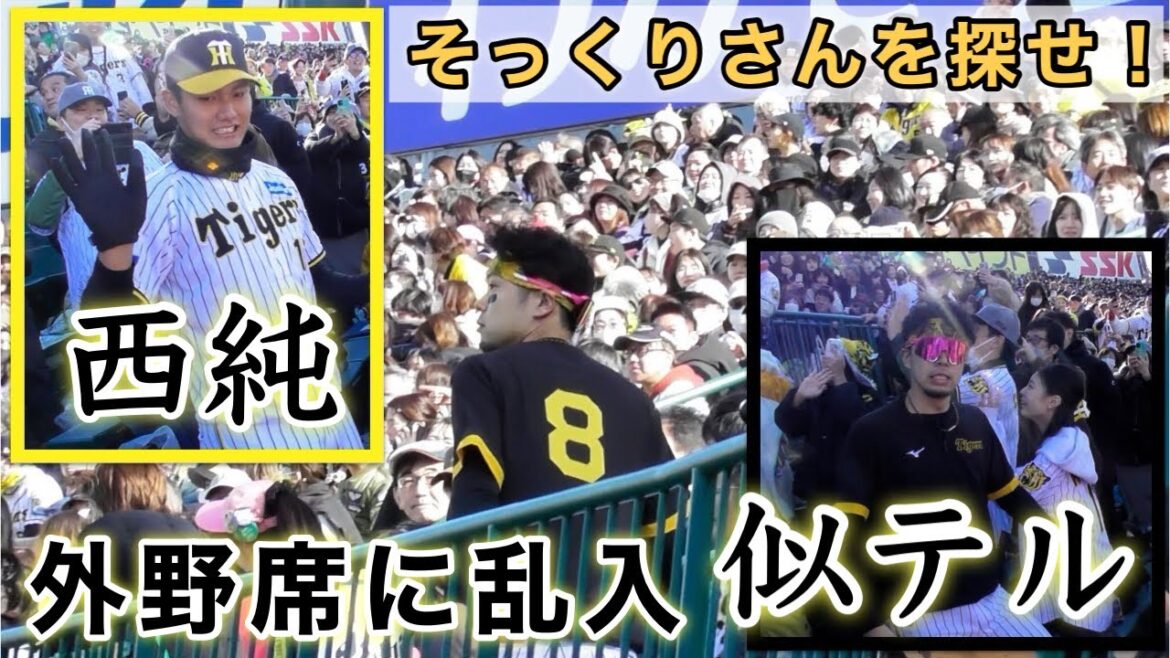 『西純•似テル 甲子園でそっくりさんを探せ！』阪神タイガースファン感謝デー2024